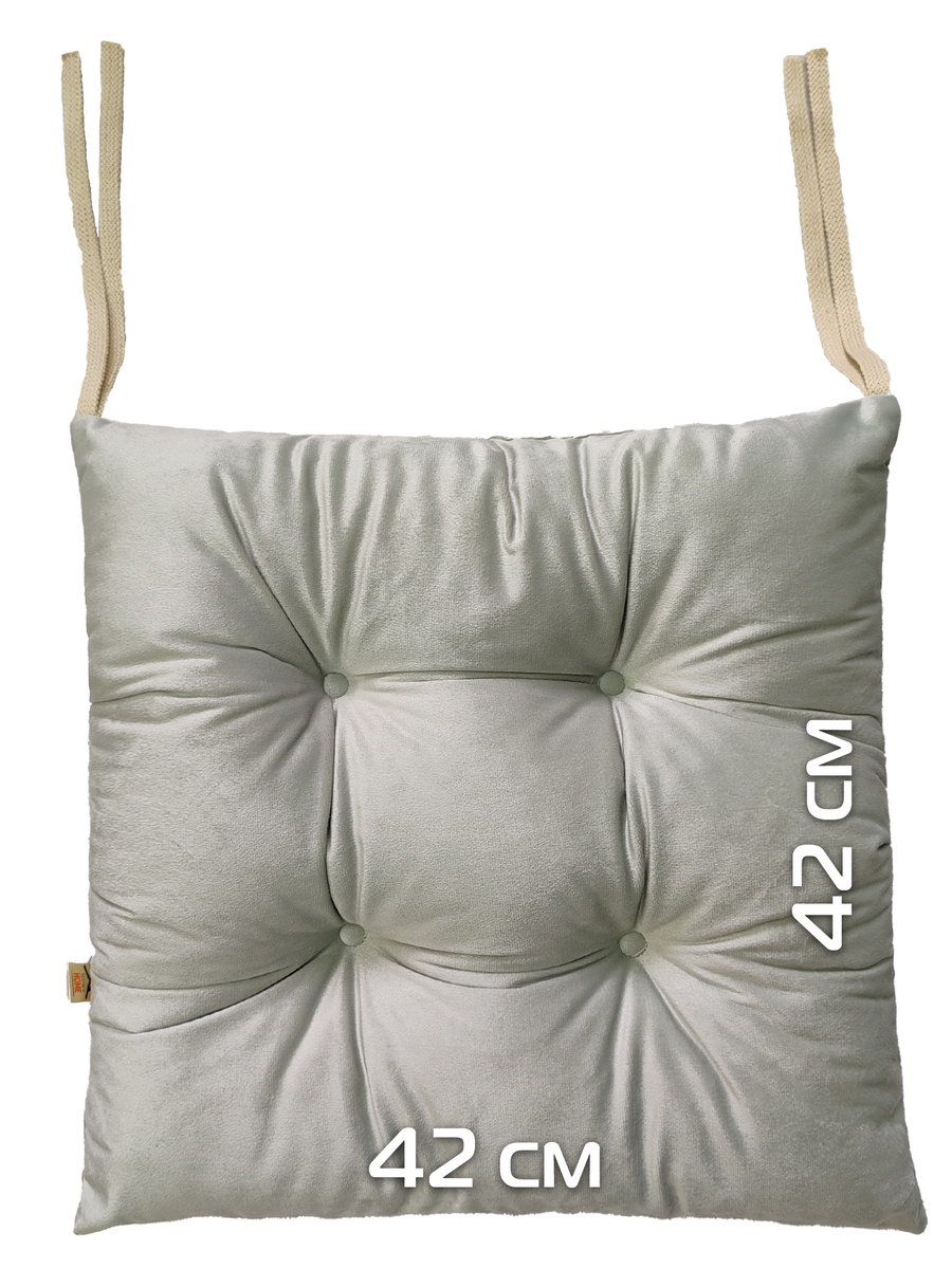 Подушка для сидения VELOURS.  42x42. Каталог Матекс