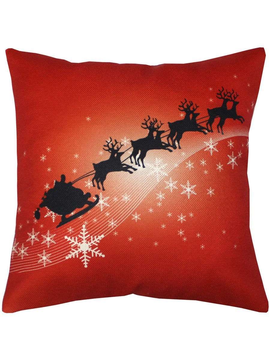 Подушка декоративная HAPPY NEW YEAR. CHRISTMAS. ОЛЕНИ ЛЕТЯТ. 38x38. Каталог Матекс Подушка декоративная HAPPY NEW YEAR. CHRISTMAS. ОЛЕНИ ЛЕТЯТ. 38x38. Каталог Матекс