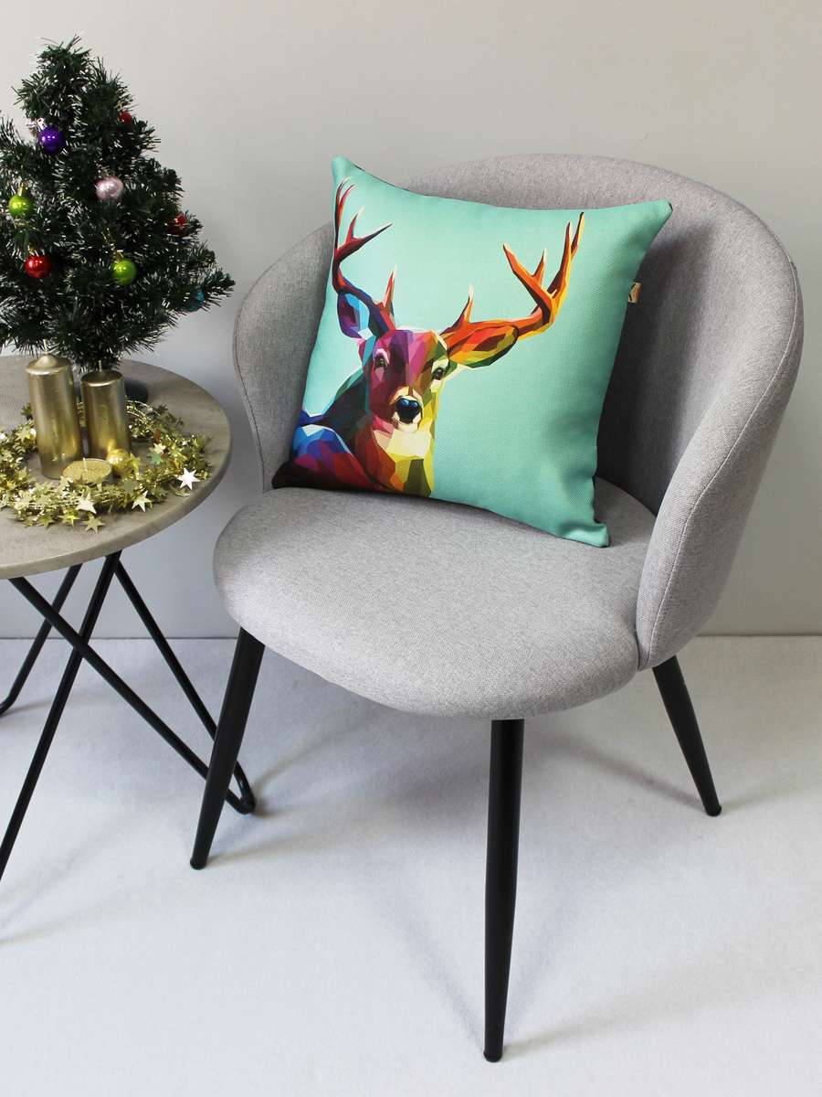 Подушка декоративная HAPPY NEW YEAR. CHRISTMAS. ГРАЦИОЗНЫЙ ОЛЕНЬ. 38x38. Каталог Матекс Подушка декоративная HAPPY NEW YEAR. CHRISTMAS. ГРАЦИОЗНЫЙ ОЛЕНЬ. 38x38. Каталог Матекс