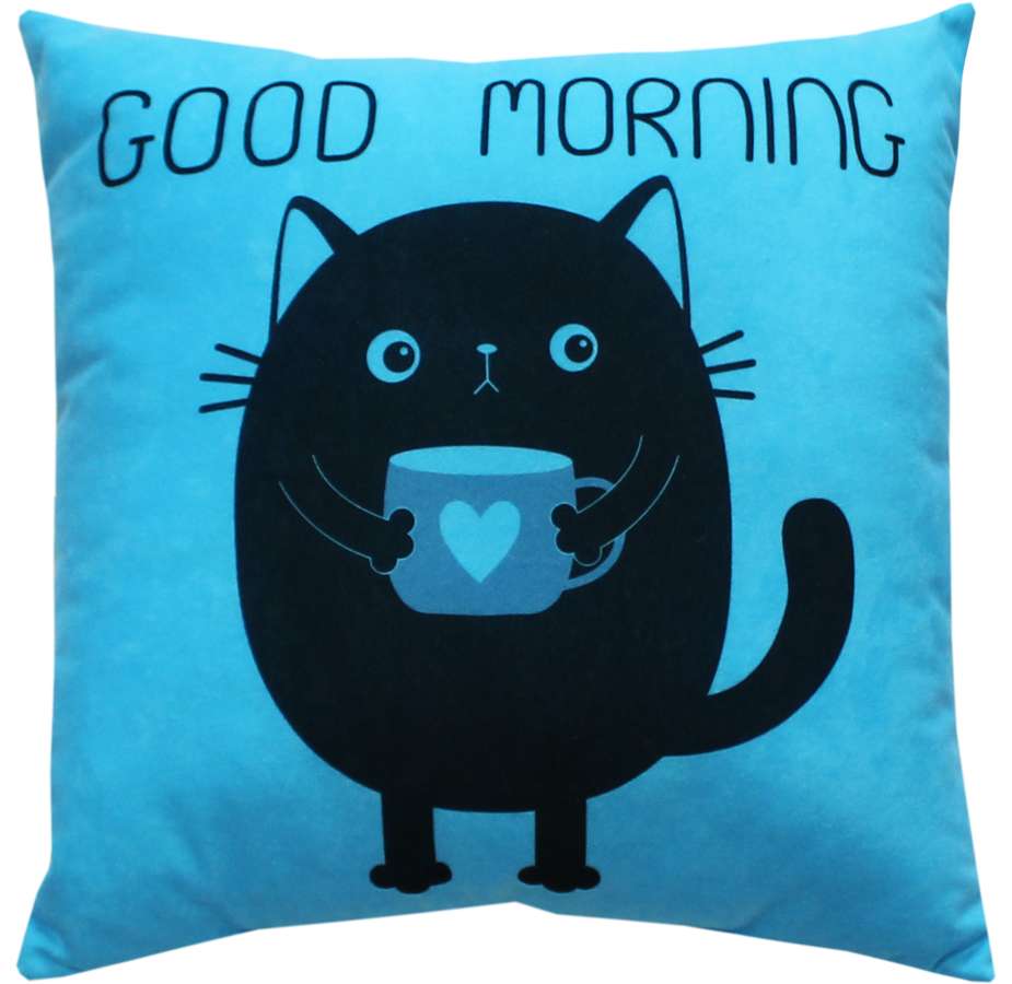 Подушка декоративная MEOW.  35x35. Каталог Матекс
