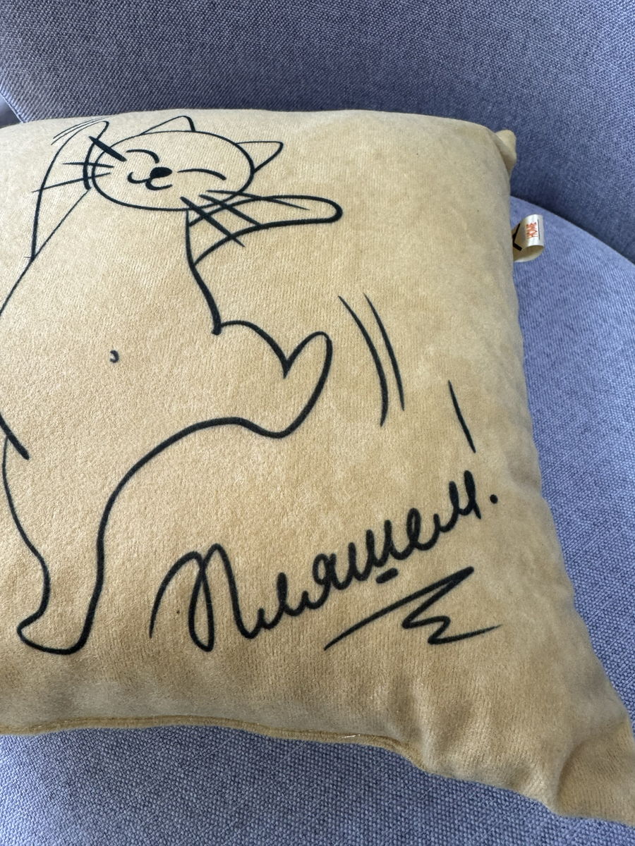 Подушка декоративная MEOW.  35x35. Каталог Матекс