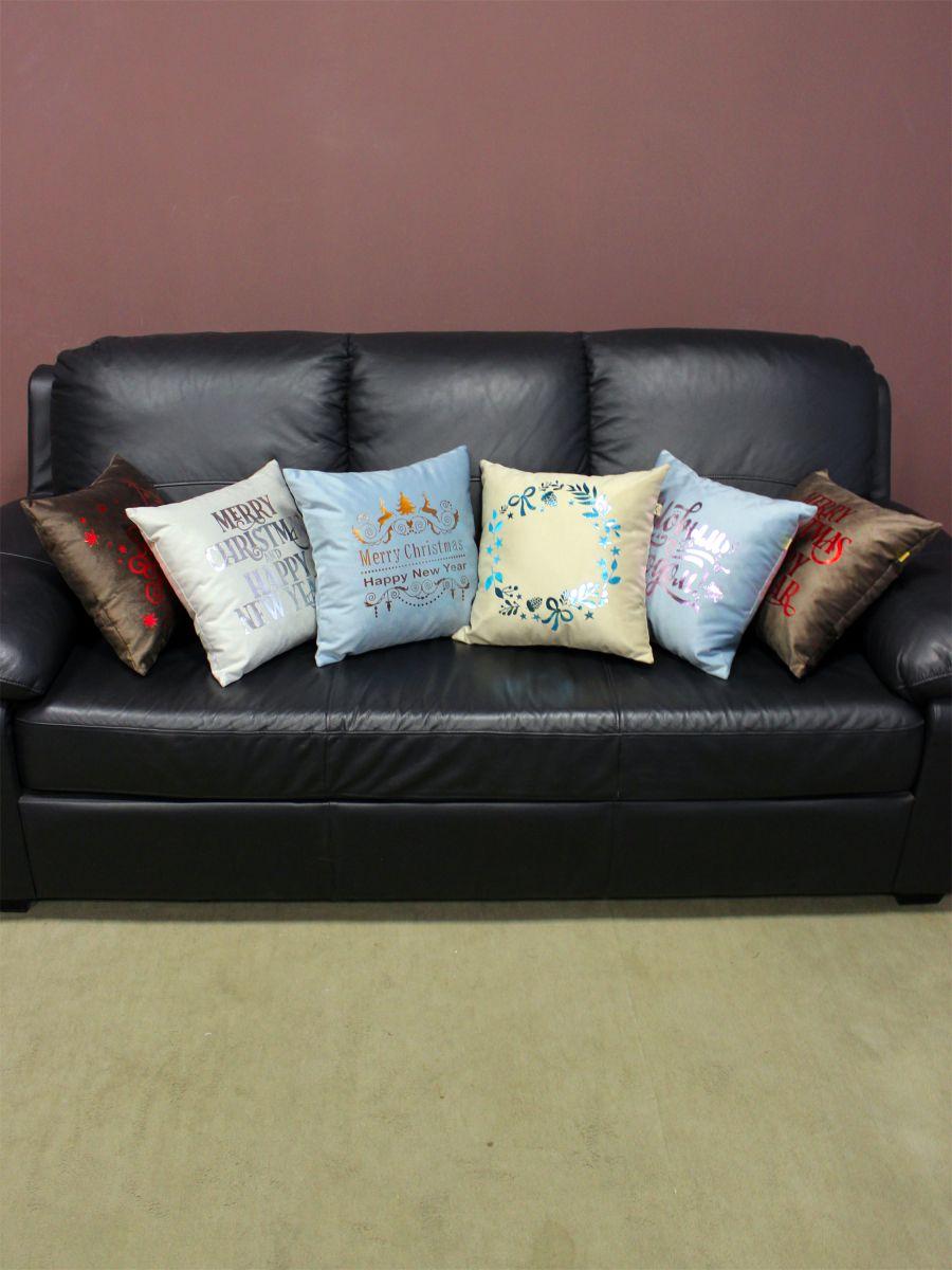 Наволочка декоративная XMAS. LINE. C НОВЫМ ГОДОМ 40x40. Каталог Матекс