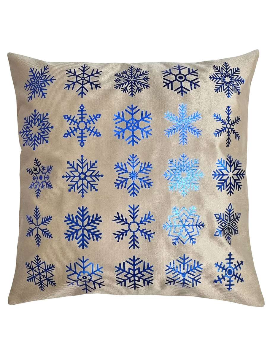 Наволочка декоративная XMAS. SNOWFLAKES 40x40. Каталог Матекс Наволочка декоративная XMAS. SNOWFLAKES 40x40. Каталог Матекс