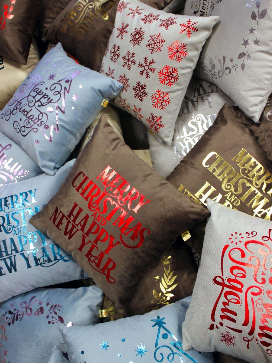 Наволочка декоративная XMAS. SNOWFLAKES 40x40. Каталог Матекс Наволочка декоративная XMAS. SNOWFLAKES 40x40. Каталог Матекс