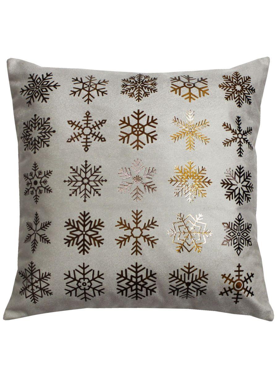 Наволочка декоративная XMAS. SNOWFLAKES 40x40. Каталог Матекс Наволочка декоративная XMAS. SNOWFLAKES 40x40. Каталог Матекс