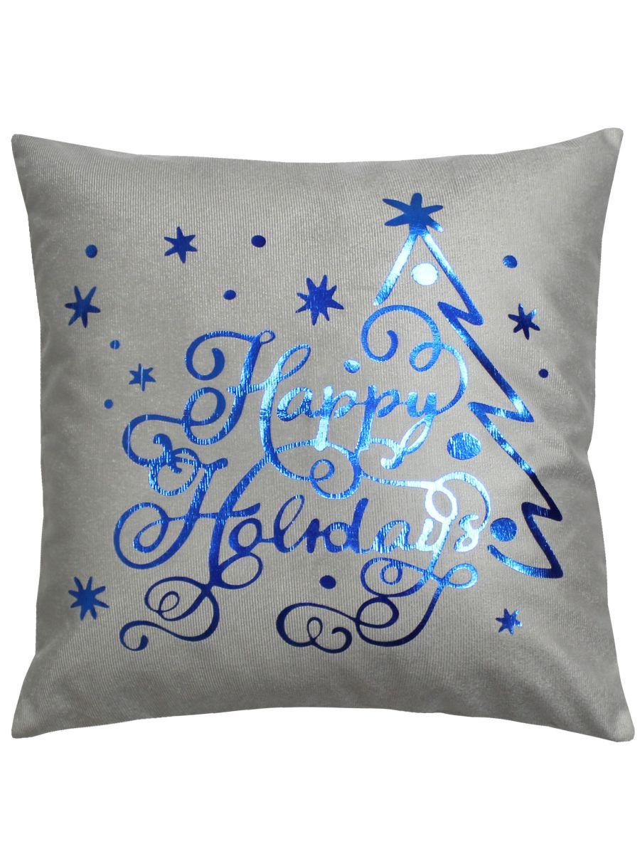 Наволочка декоративная XMAS. HAPPY HOLIDAYS 40x40. Каталог Матекс