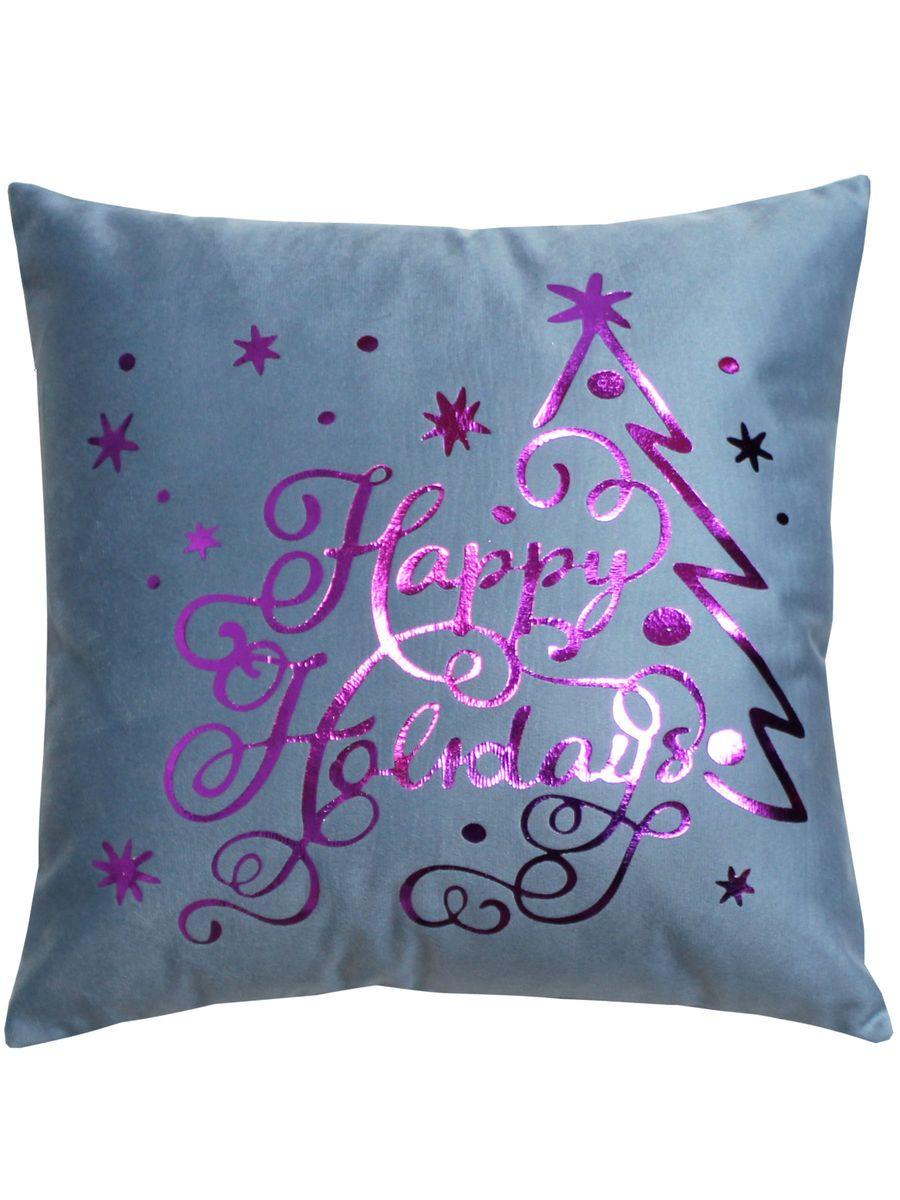 Наволочка декоративная XMAS. HAPPY HOLIDAYS 40x40. Каталог Матекс