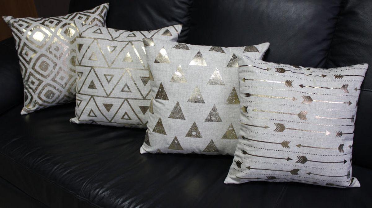 Подушка декоративная LUXURY. Треугольники ГИПНОЗ 40x40. Каталог Матекс Подушка декоративная LUXURY. Треугольники ГИПНОЗ 40x40. Каталог Матекс