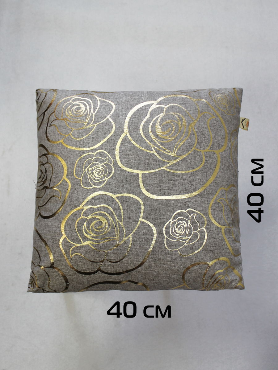 Подушка декоративная LUXURY. РОЗОЧКИ 40x40. Каталог Матекс