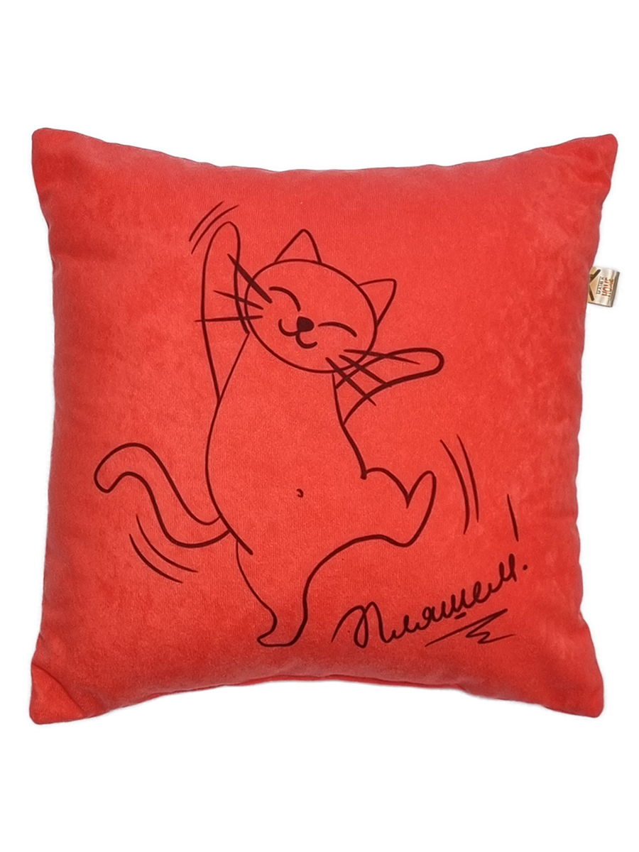 Подушка декоративная MEOW.  35x35. Каталог Матекс
