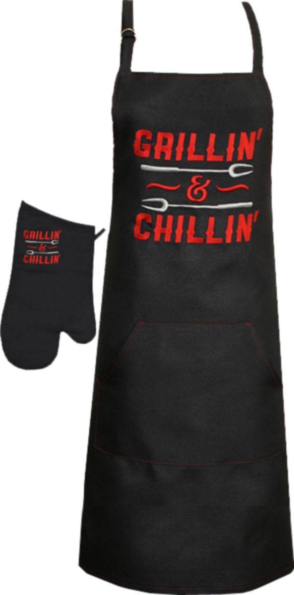 Кухонный текстиль GRILL MASTER. ИЗДЕЛИЕ КУXОННОЕ МАТЕX. GRILLIN AND CHILLIN - КОМПЛЕКТ 85x70. Каталог Матекс