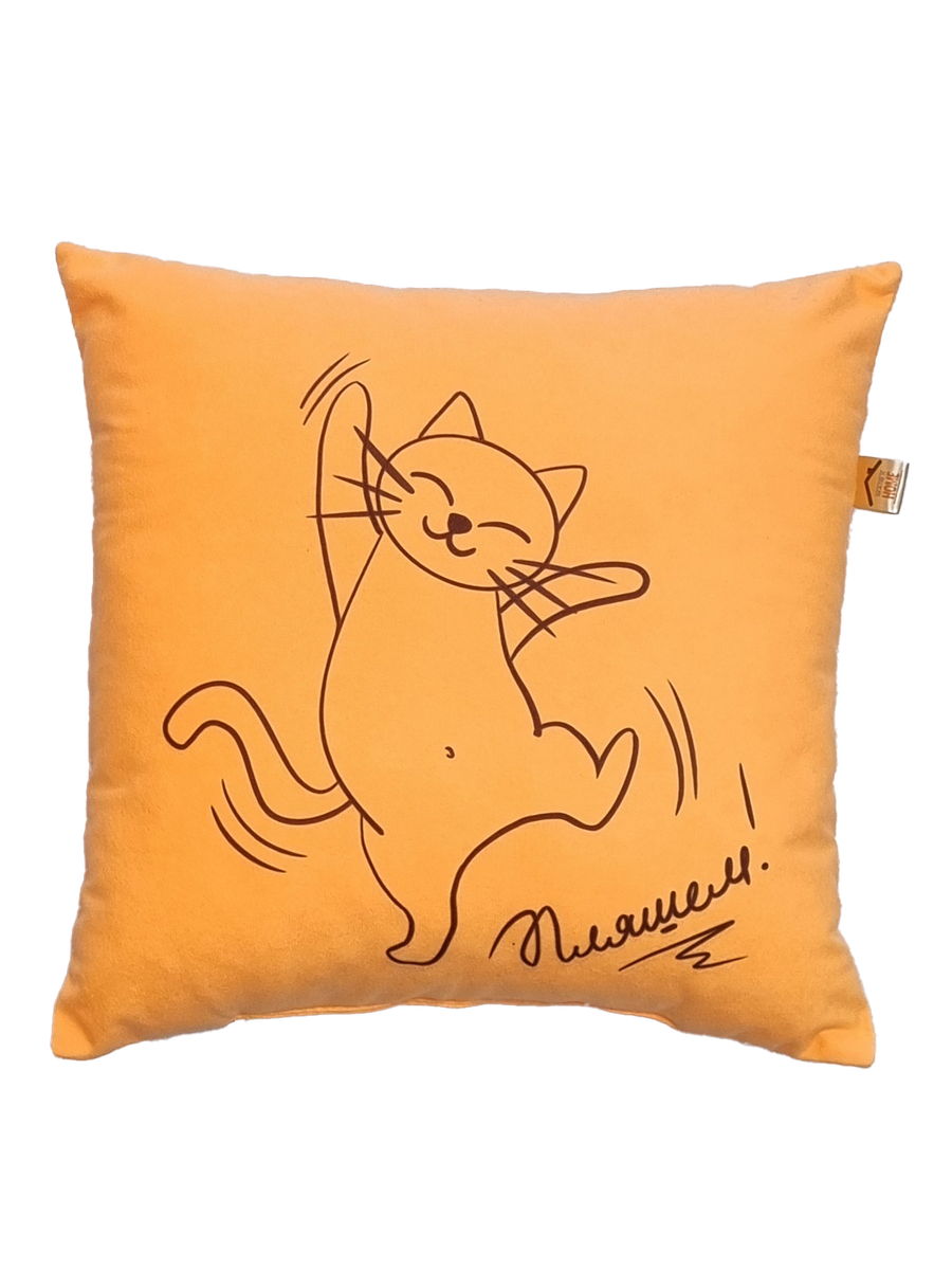 Подушка декоративная MEOW 35x35 Для дома и офиса