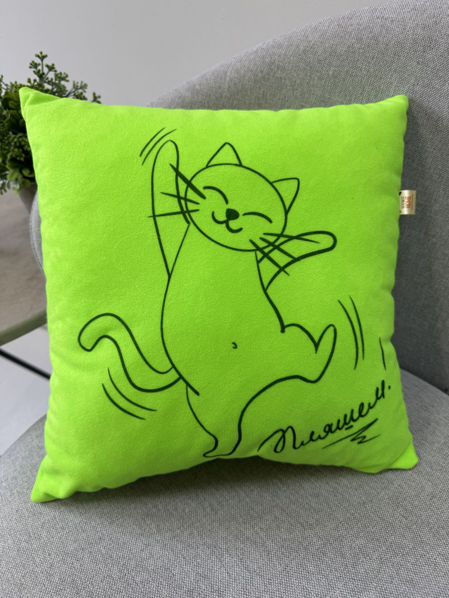 Подушка декоративная MEOW.  35x35. Каталог Матекс