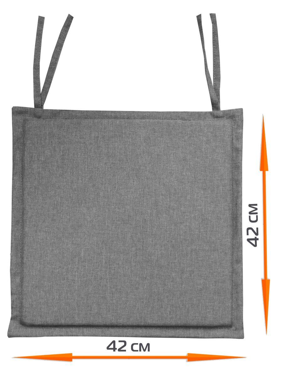 Подушка для сидения ФЬЮЖН. LINE 42x42. Каталог Матекс