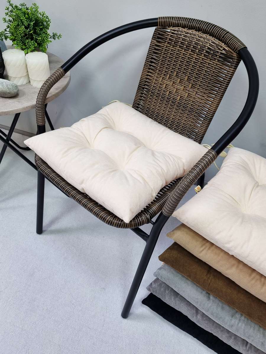 Подушка для сиденья VELOURS. КОМПЛЕКТ 2 ШТ. 42x42. Каталог Матекс Подушка для сиденья VELOURS. КОМПЛЕКТ 2 ШТ. 42x42. Каталог Матекс