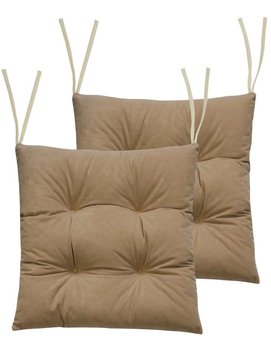 Подушка для сиденья VELOURS. КОМПЛЕКТ 2 ШТ. 42x42. Каталог Матекс Подушка для сиденья VELOURS. КОМПЛЕКТ 2 ШТ. 42x42. Каталог Матекс