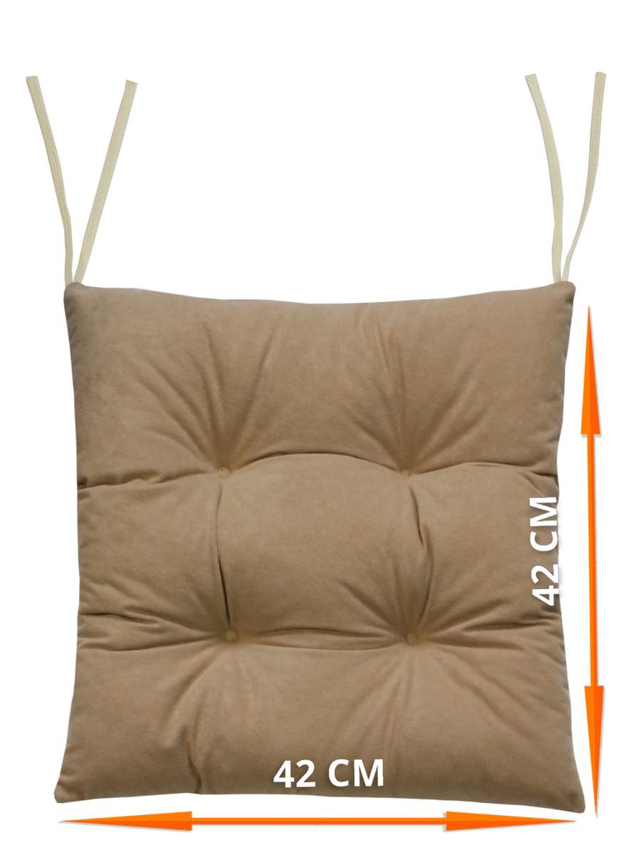 Подушка для сиденья VELOURS. КОМПЛЕКТ 2 ШТ. 42x42. Каталог Матекс Подушка для сиденья VELOURS. КОМПЛЕКТ 2 ШТ. 42x42. Каталог Матекс