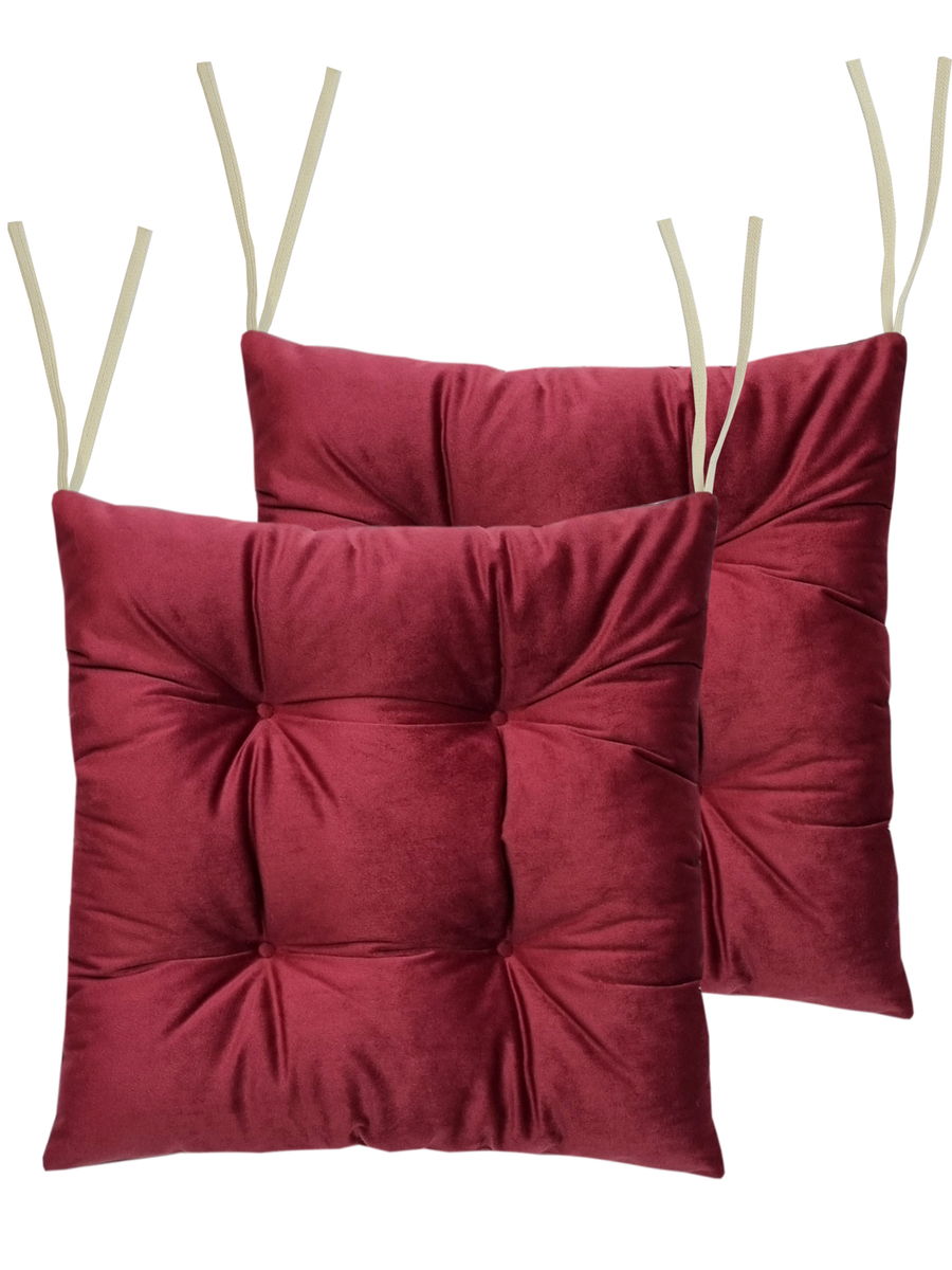 Подушка для сидения VELOURS. КОМПЛЕКТ 2 ШТ. 42x42. Каталог Матекс