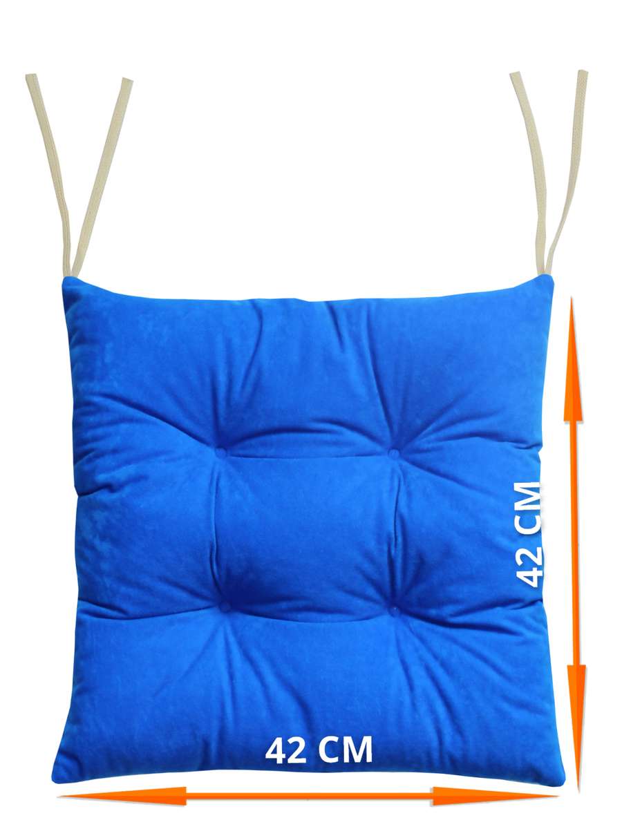 Подушка для сидения VELOURS. КОМПЛЕКТ 2 ШТ. 42x42. Каталог Матекс