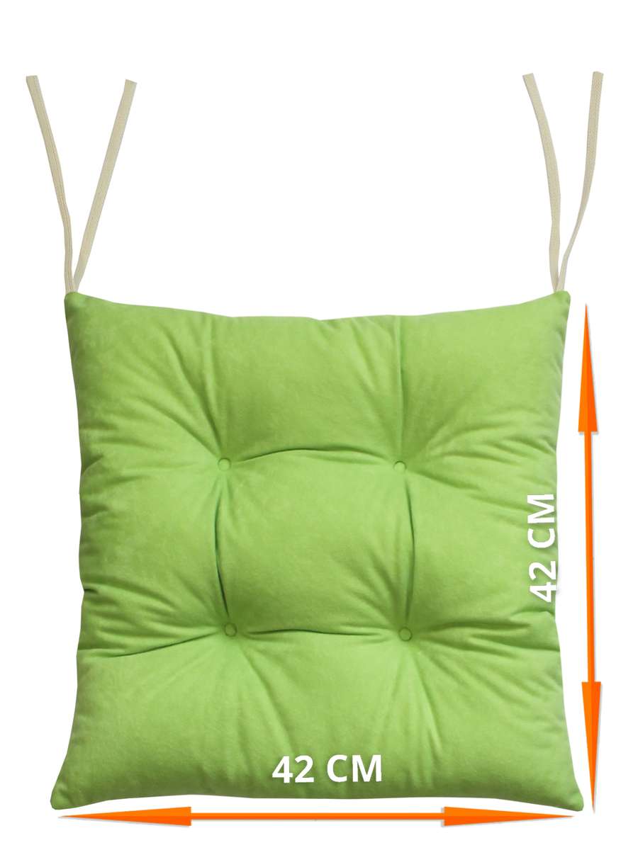Подушка для сидения VELOURS. КОМПЛЕКТ 2 ШТ. 42x42. Каталог Матекс