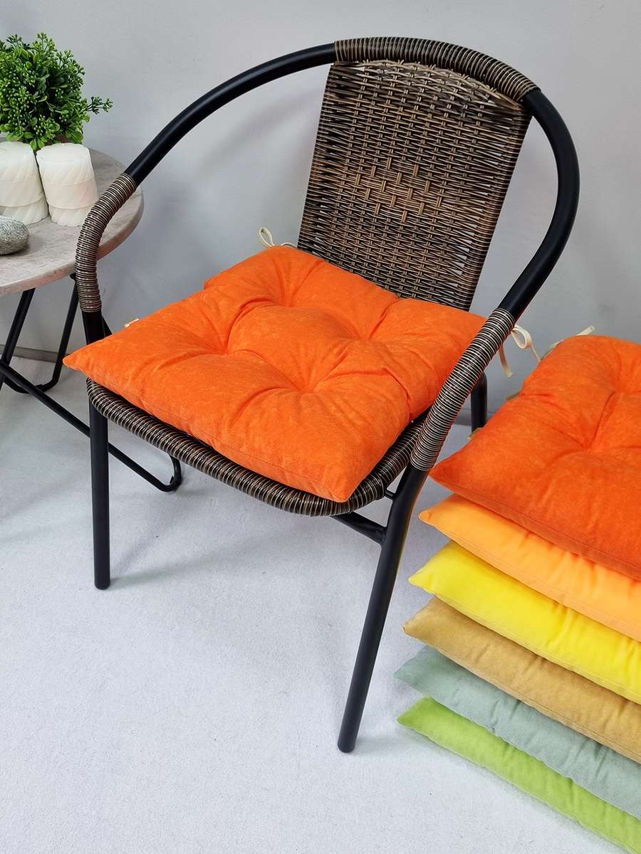 Подушка для сиденья VELOURS. КОМПЛЕКТ 2 ШТ. 42x42. Каталог Матекс Подушка для сиденья VELOURS. КОМПЛЕКТ 2 ШТ. 42x42. Каталог Матекс