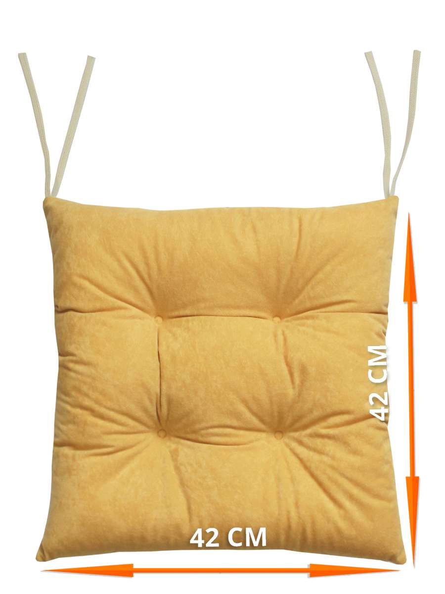 Подушка для сиденья VELOURS. КОМПЛЕКТ 2 ШТ. 42x42. Каталог Матекс Подушка для сиденья VELOURS. КОМПЛЕКТ 2 ШТ. 42x42. Каталог Матекс