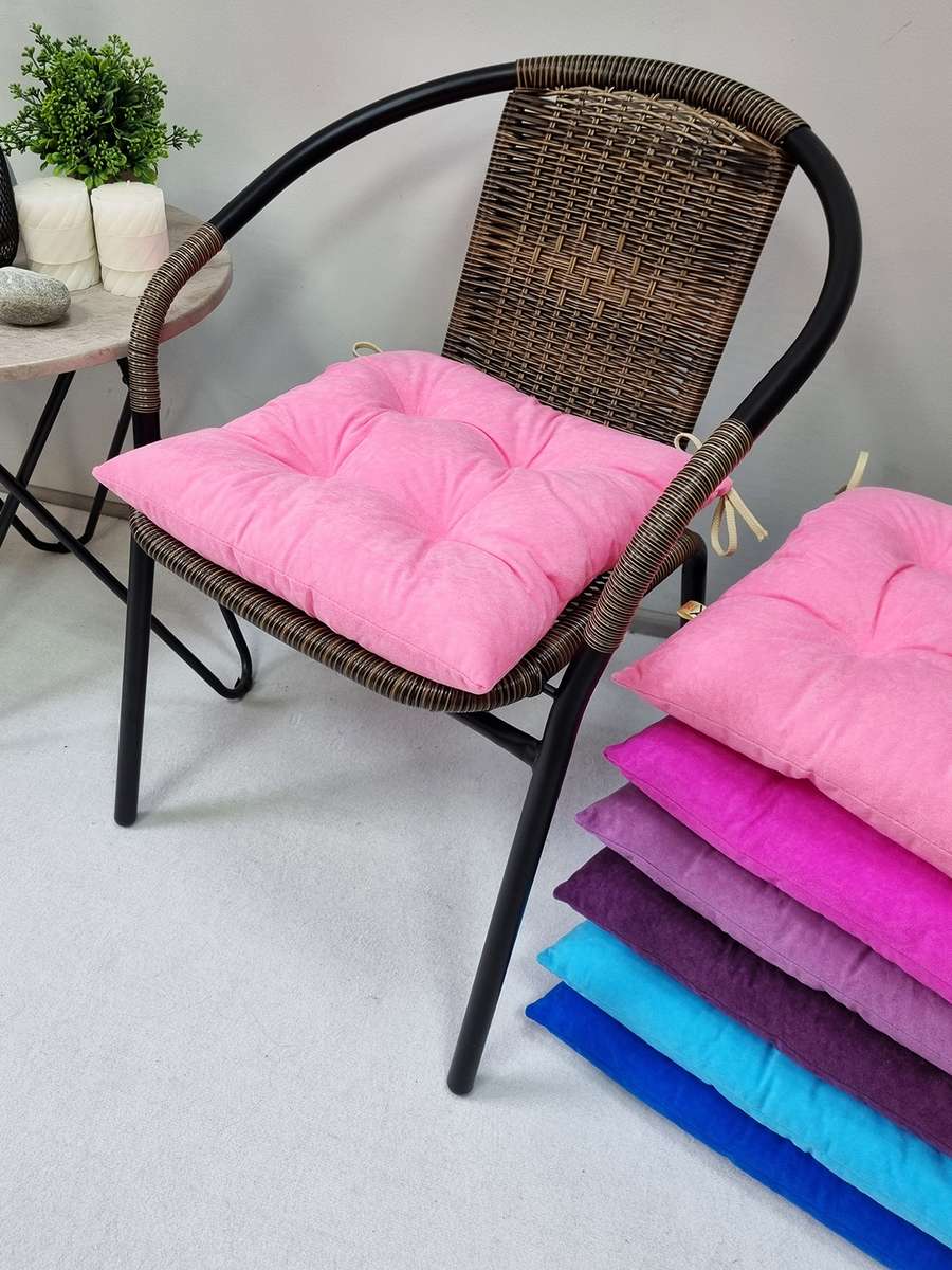 Подушка для сидения VELOURS. КОМПЛЕКТ 2 ШТ. 42x42. Каталог Матекс