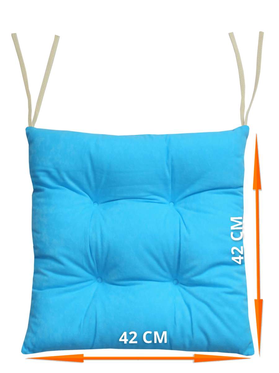 Подушка для сидения VELOURS. КОМПЛЕКТ 2 ШТ. 42x42. Каталог Матекс