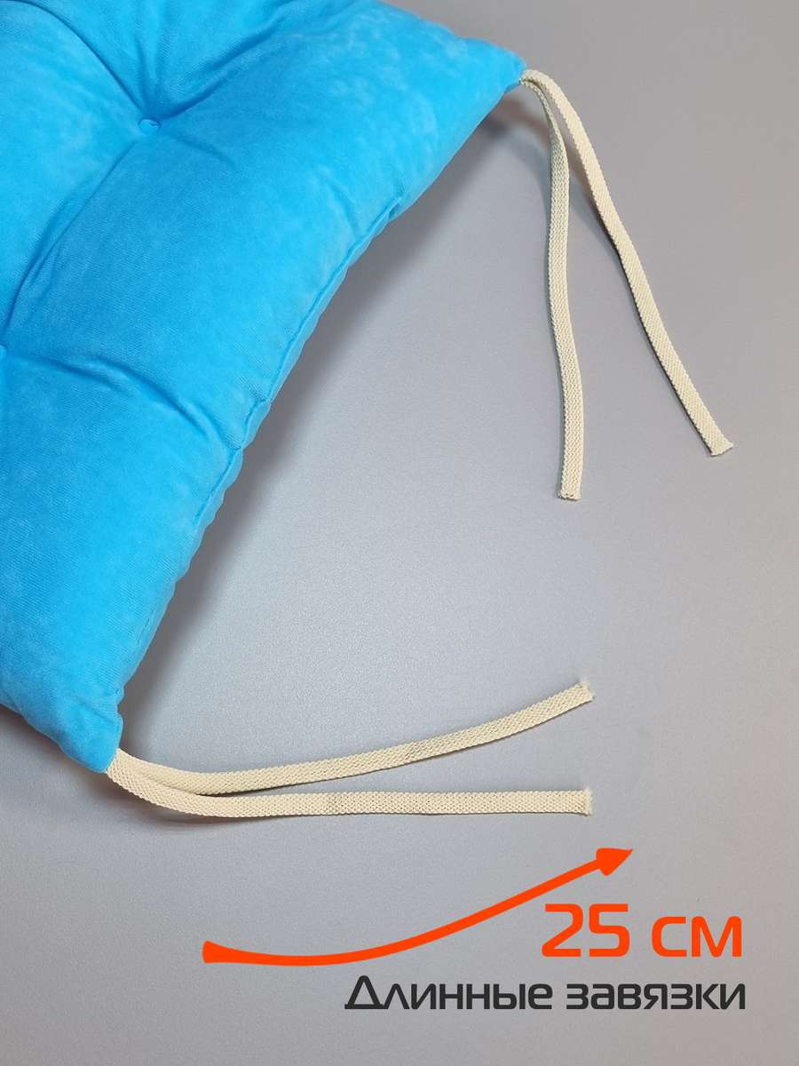 Подушка для сидения VELOURS. КОМПЛЕКТ 2 ШТ. 42x42. Каталог Матекс