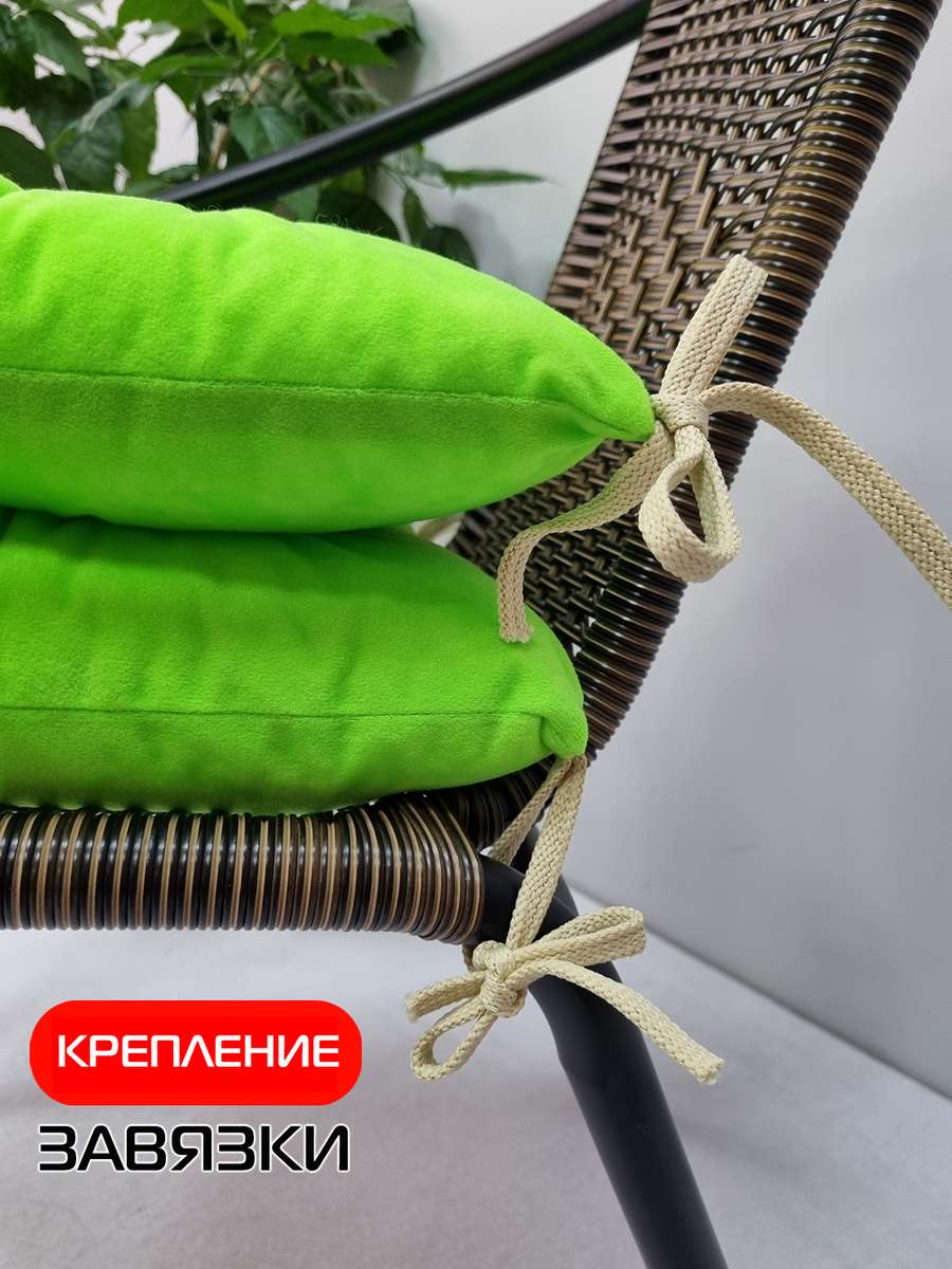 Подушка для сидения VELOURS. КОМПЛЕКТ 2 ШТ. 42x42. Каталог Матекс