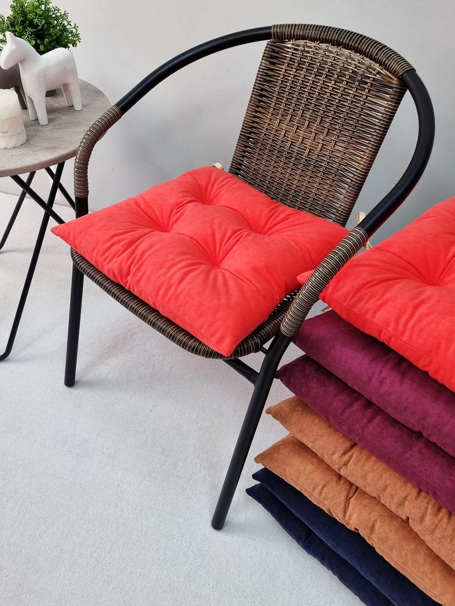 Подушка для сидения VELOURS. КОМПЛЕКТ 2 ШТ. 42x42. Каталог Матекс