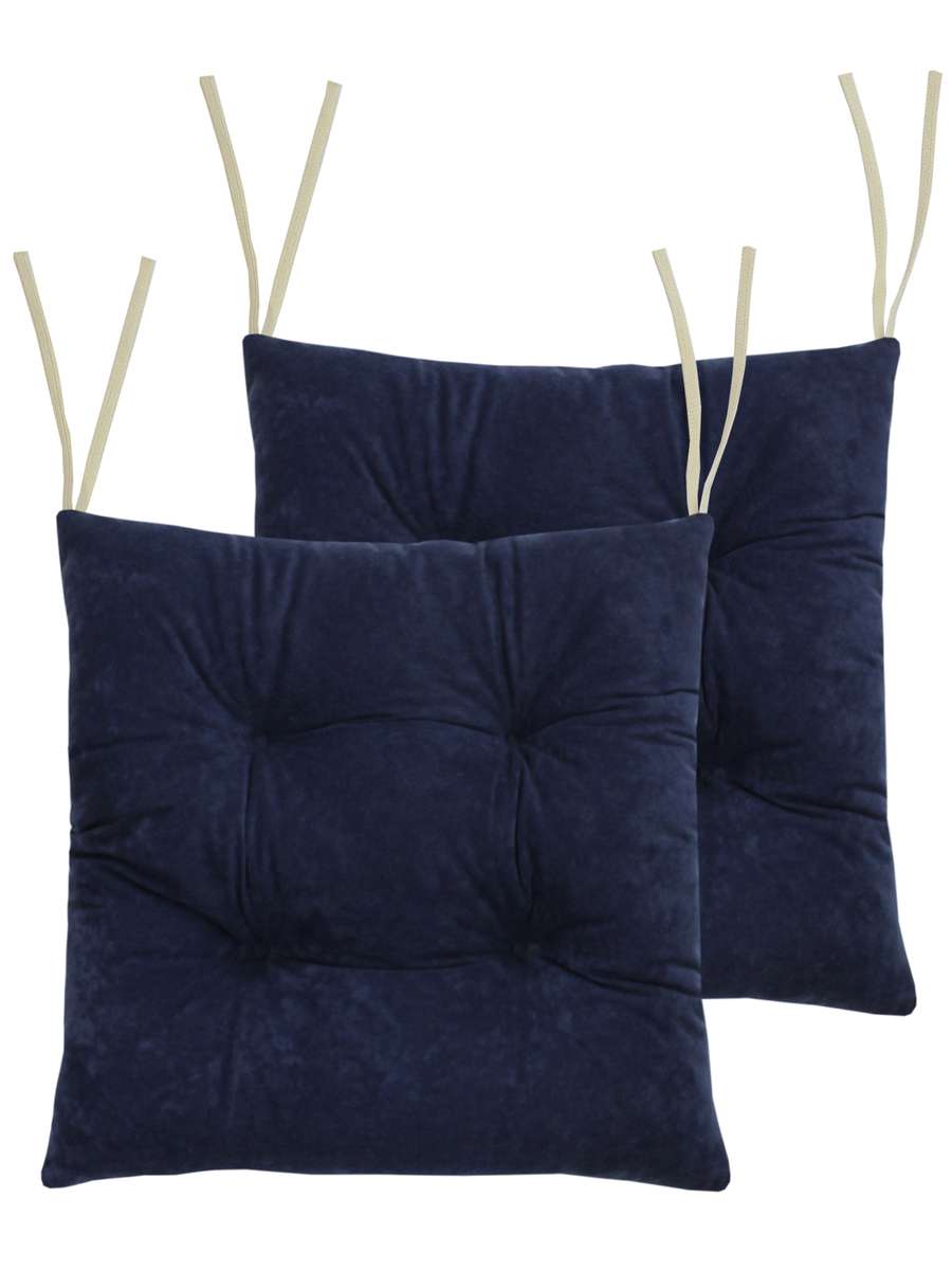 Подушка для сидения VELOURS. КОМПЛЕКТ 2 ШТ. 42x42. Каталог Матекс