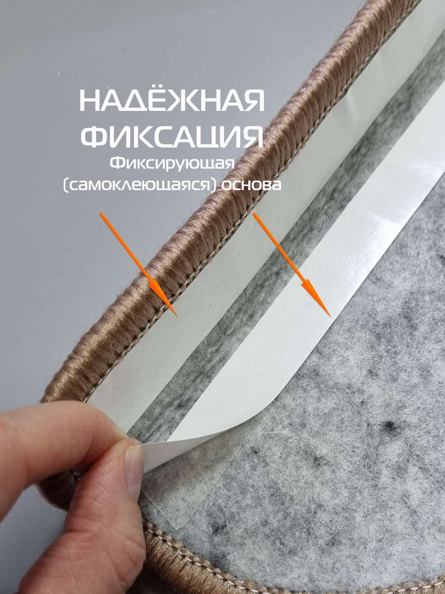 Коврик на ступеньки STEP. КОМПЛЕКТ 5 ШТ. 23x65. Каталог Матекс