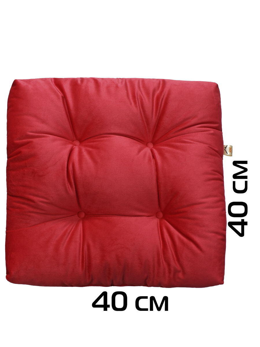 Подушка для сидения VELOURS.  40x40. Каталог Матекс
