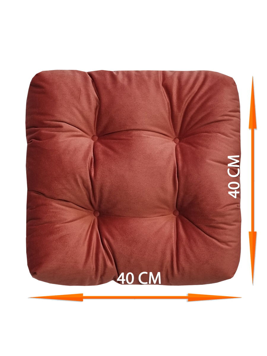 Подушка для сидения VELOURS.  40x40. Каталог Матекс