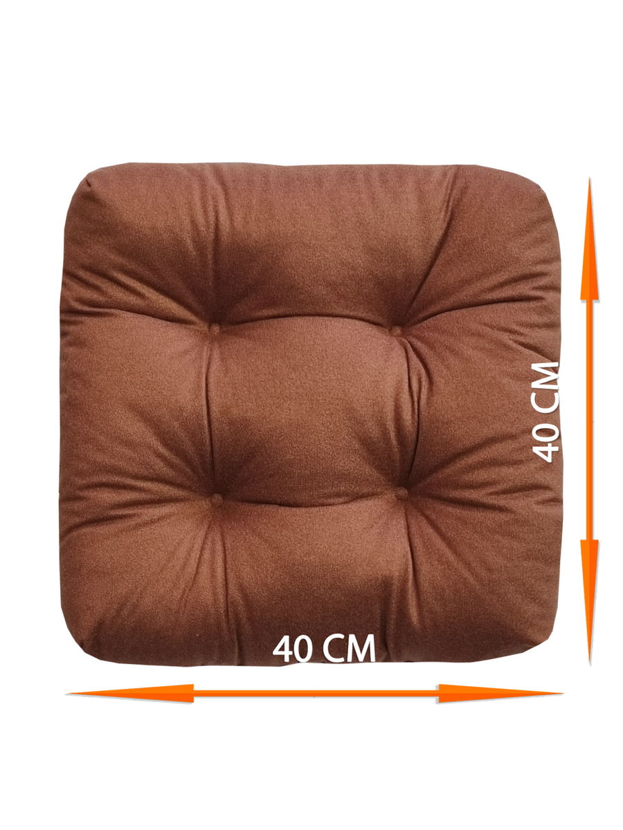 Подушка для сидения VELOURS. КОМПЛЕКТ 2 ШТ. 40x40. Каталог Матекс