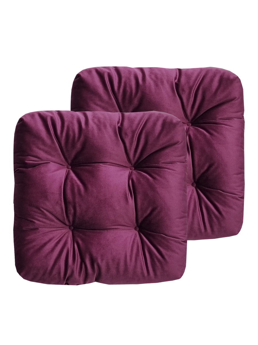 Подушка для сидения VELOURS. КОМПЛЕКТ 2 ШТ. 40x40. Каталог Матекс