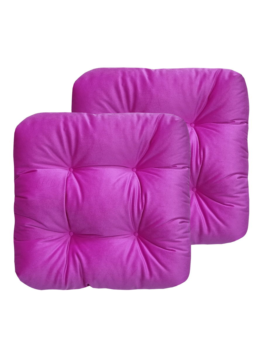 Подушка для сидения VELOURS. КОМПЛЕКТ 2 ШТ. 40x40. Каталог Матекс