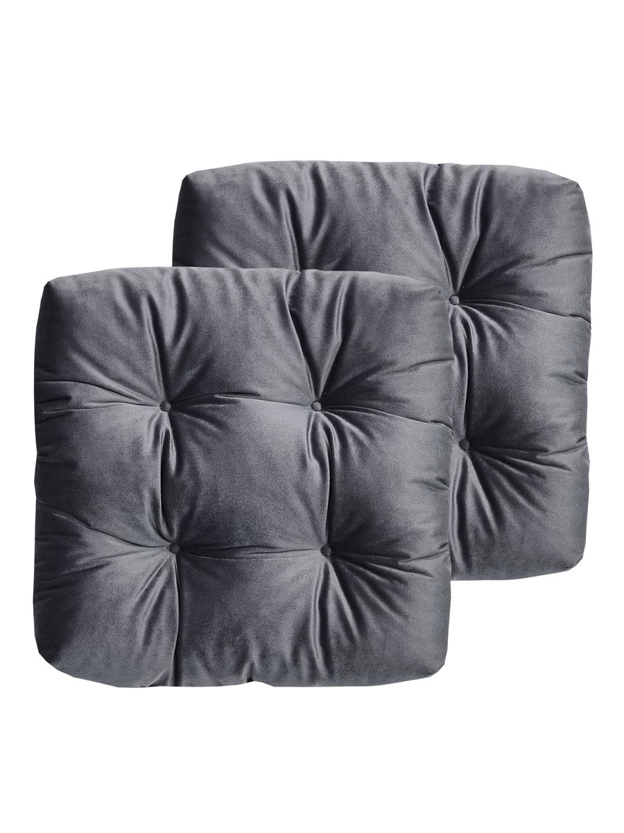 Подушка для сидения VELOURS. КОМПЛЕКТ 2 ШТ. 40x40. Каталог Матекс