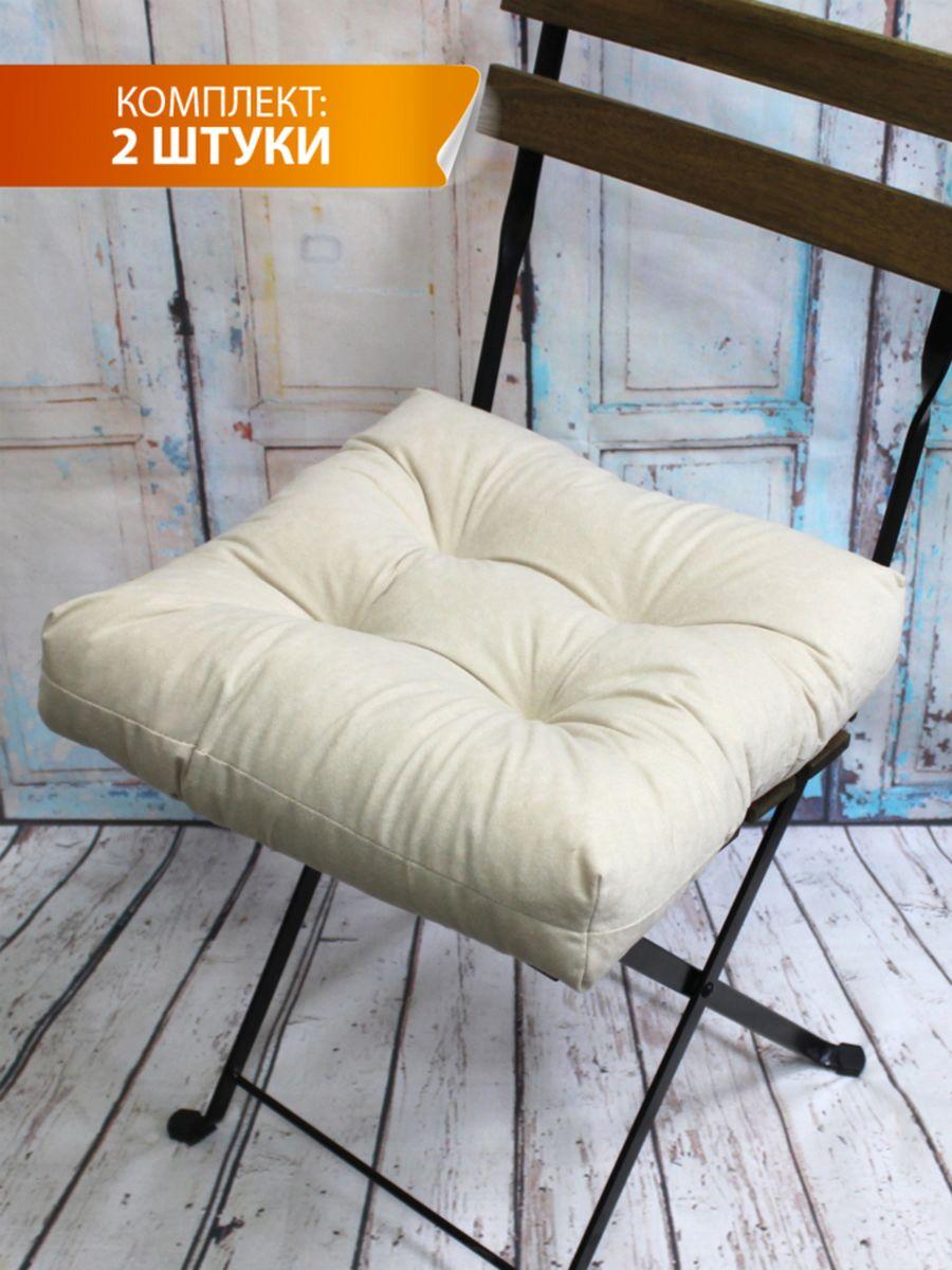 Подушка для сиденья VELOURS. КОМПЛЕКТ 2 ШТ. 40x40. Каталог Матекс