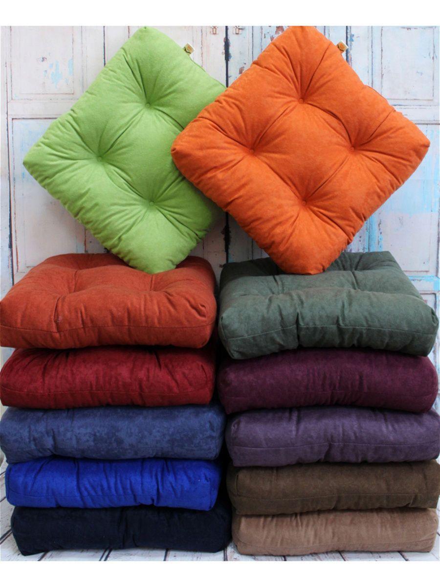 Подушка для сиденья VELOURS. КОМПЛЕКТ 2 ШТ. 40x40. Каталог Матекс