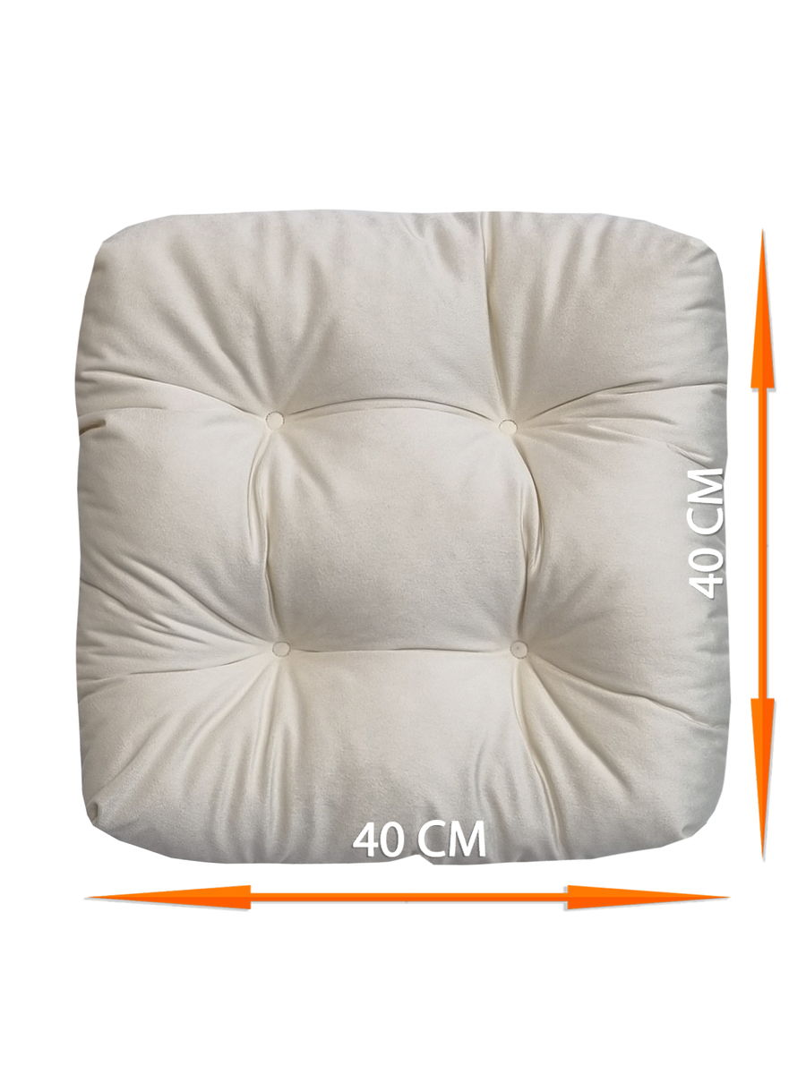 Подушка для сидения VELOURS. КОМПЛЕКТ 2 ШТ. 40x40. Каталог Матекс