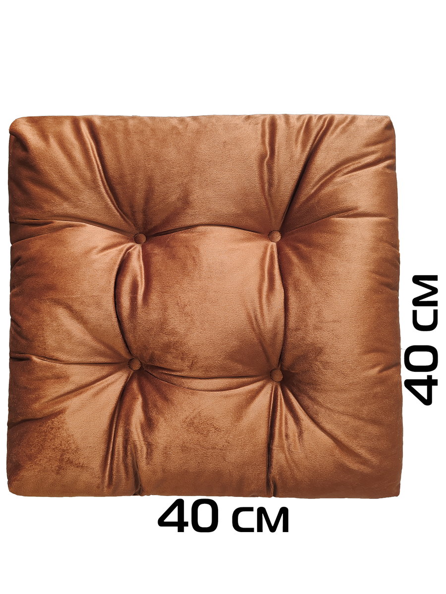 Подушка для сидения VELOURS. КОМПЛЕКТ 2 ШТ. 40x40. Каталог Матекс