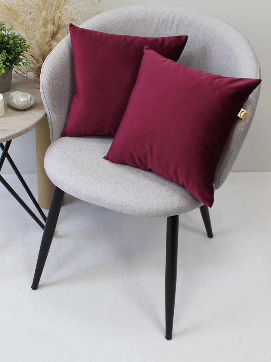 Подушка декоративная VELOURS. КОМПЛЕКТ 2 ШТ. 35x35. Каталог Матекс