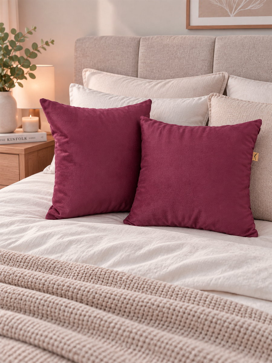 Подушка декоративная VELOURS. КОМПЛЕКТ 2 ШТ. 35x35. Каталог Матекс