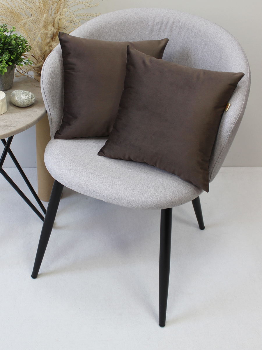 Подушка декоративная VELOURS. КОМПЛЕКТ 2 ШТ. 35x35. Каталог Матекс