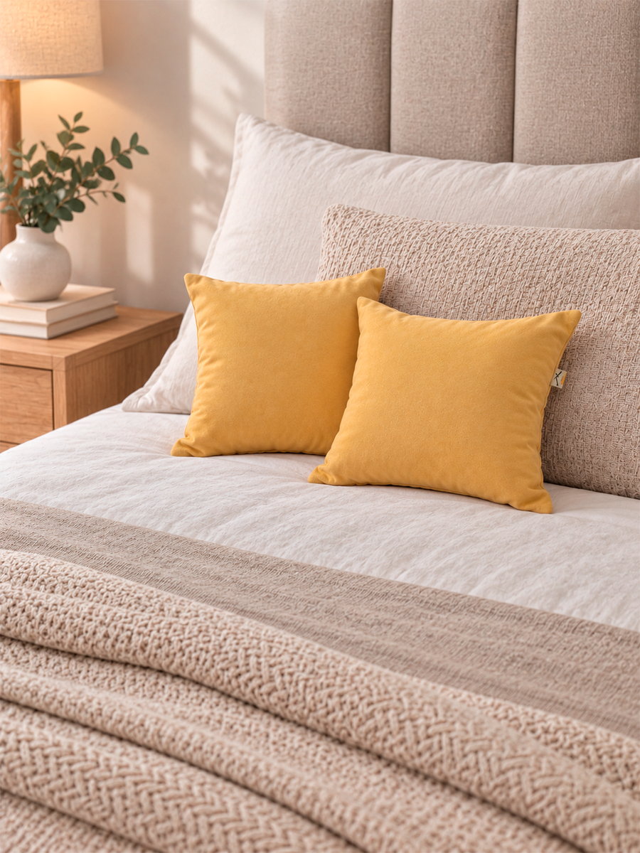 Подушка декоративная VELOURS. КОМПЛЕКТ 2 ШТ. 35x35. Каталог Матекс