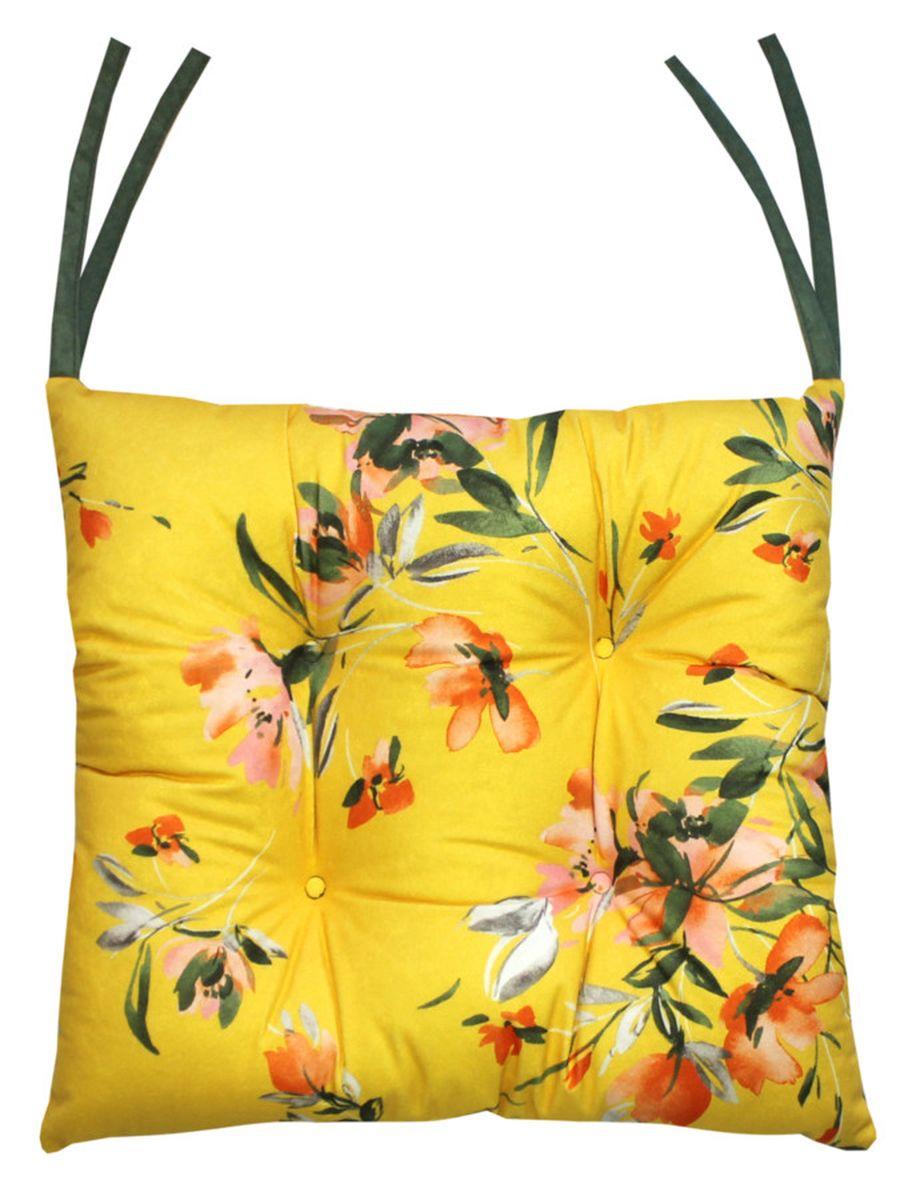 Подушка для сиденья MIX. LINE. ЦВЕТЫ НА ЖЕЛТОМ 42x42. Каталог Матекс Подушка для сиденья MIX. LINE. ЦВЕТЫ НА ЖЕЛТОМ 42x42. Каталог Матекс