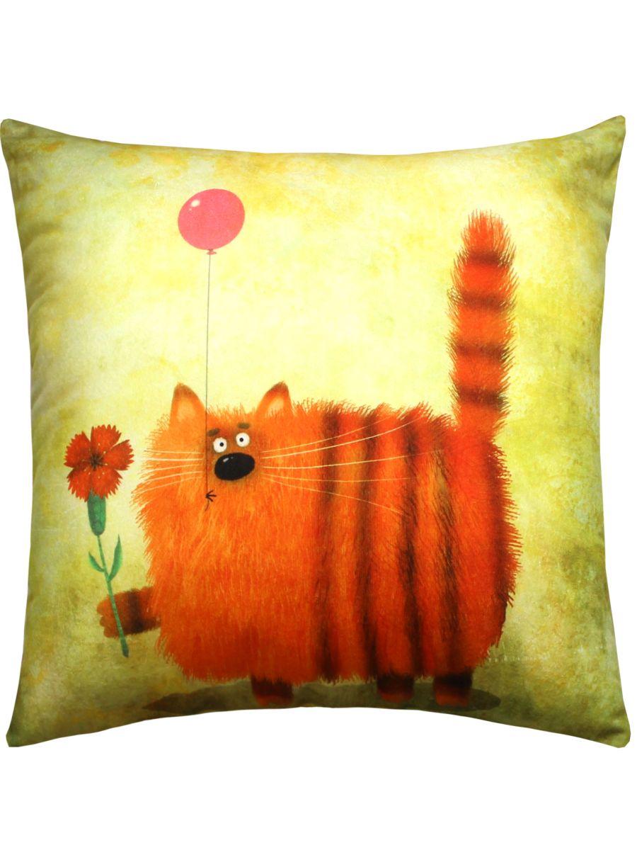 Подушка декоративная KOTOKLISM. ТИГР 33x33. Каталог Матекс Подушка декоративная KOTOKLISM. ТИГР 33x33. Каталог Матекс