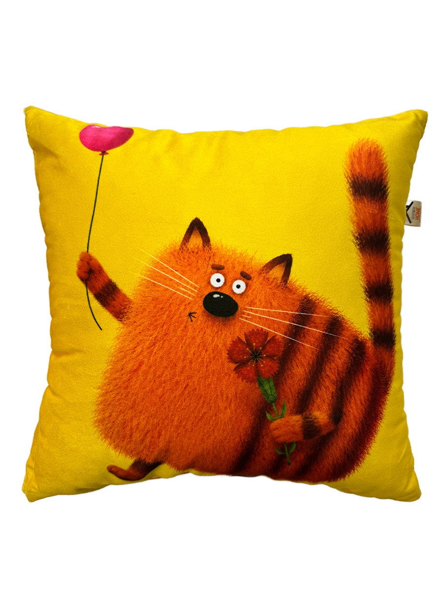 Подушка декоративная KOTOKLISM. ТИГР 33x33. Каталог Матекс